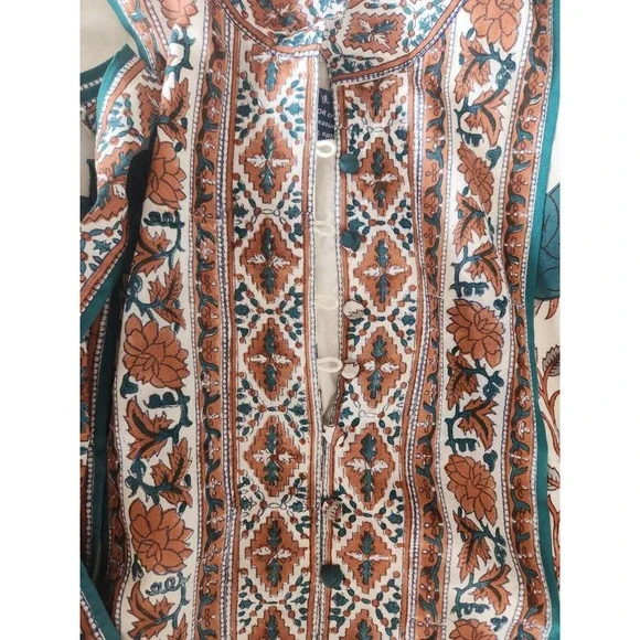 NWT Sue Sartor Flounce Shorty Dress Size M DARK TURQUOISE - Picture 13 of 16